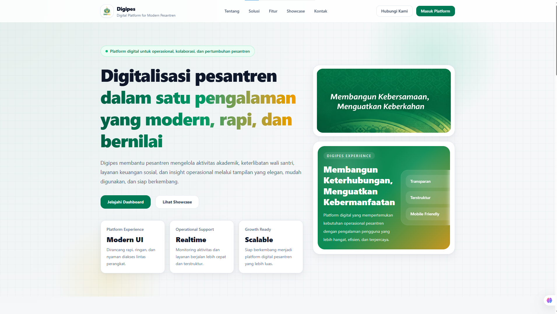 landing page - atas