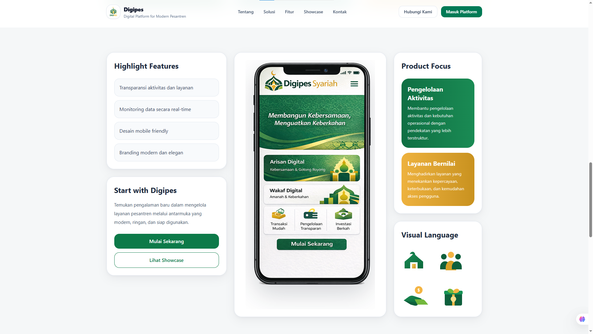 landing page - bawah